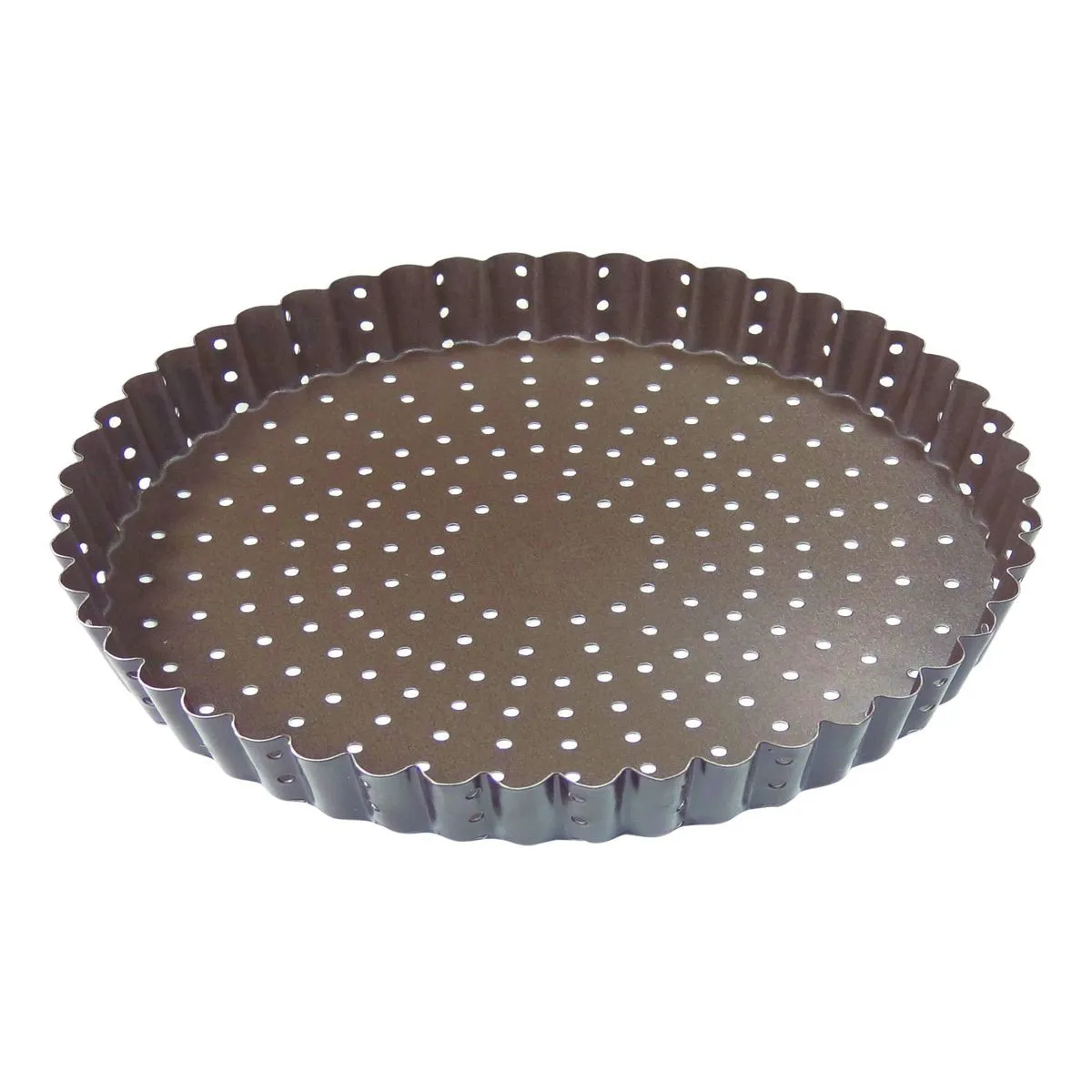 Gofruota perforuota nelipni pyrago forma - ⌀ 300 mm