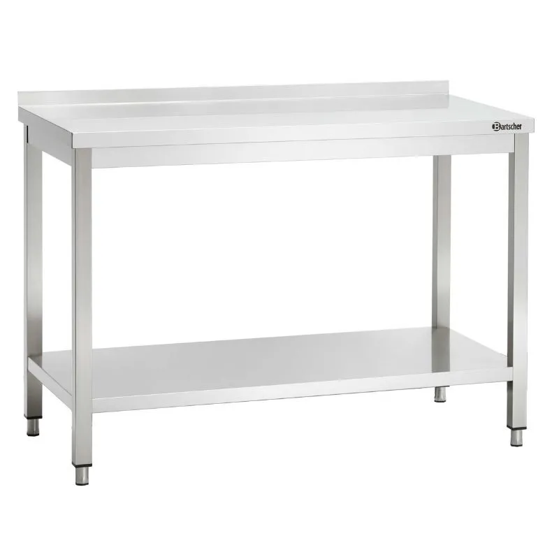 Nerūdijančio plieno stalas su atlošu - L 1400 x P 700 mm