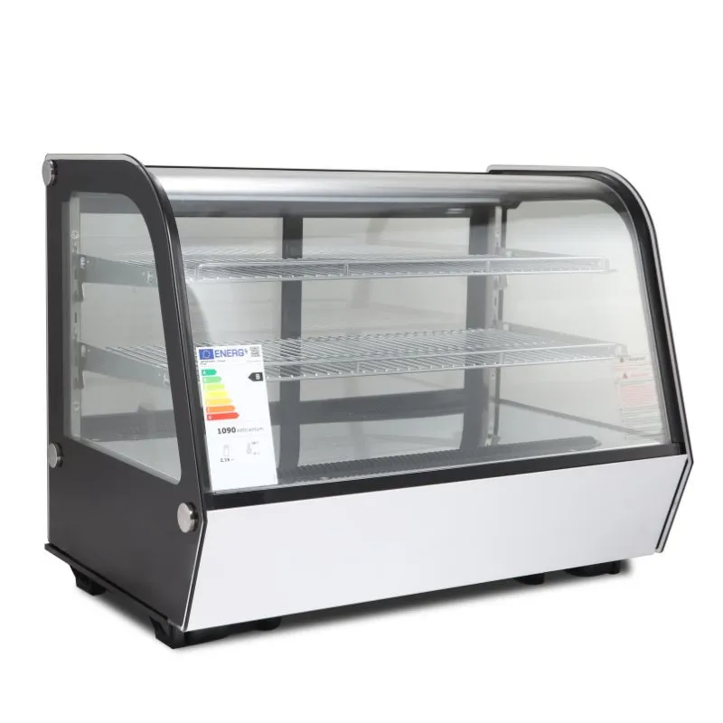 Vitrina šaldytuvas 160 L - Išgaubta