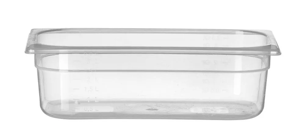 Gastronorminis indas GN 1/3 iš polipropileno – 4 L – H 100 mm