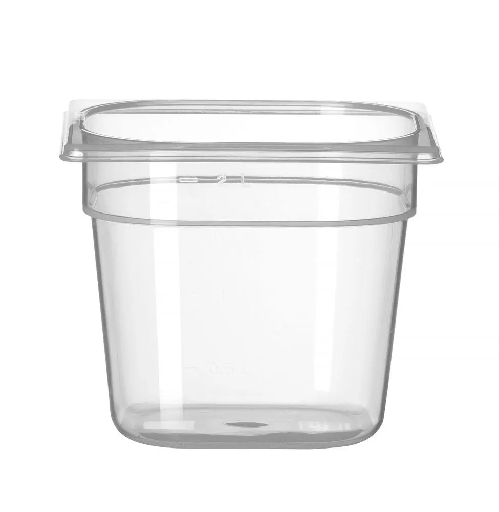 Bakas Gastro GN 1/6 iš polipropileno - Gylis 150 mm - 2,4 L