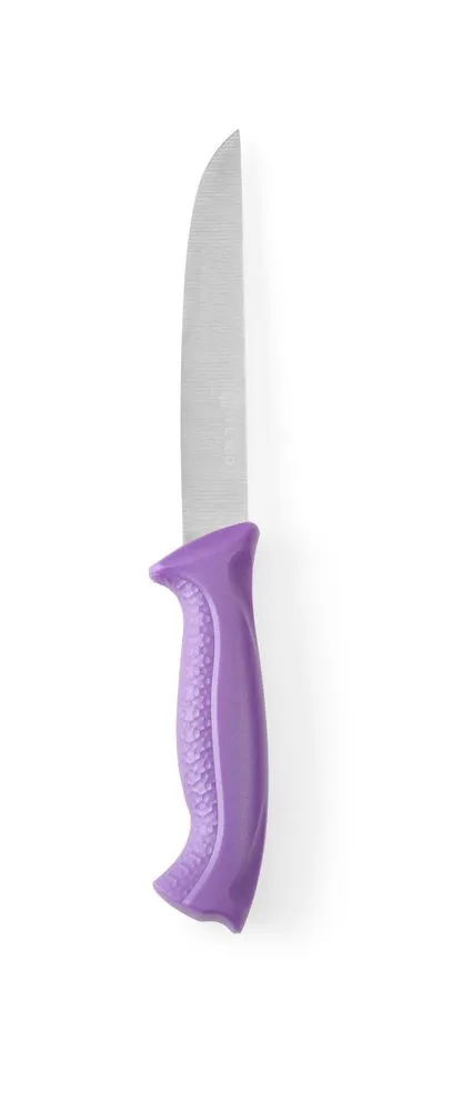 Pjaustymo peilis su violetine rankena – 15 cm geležtė