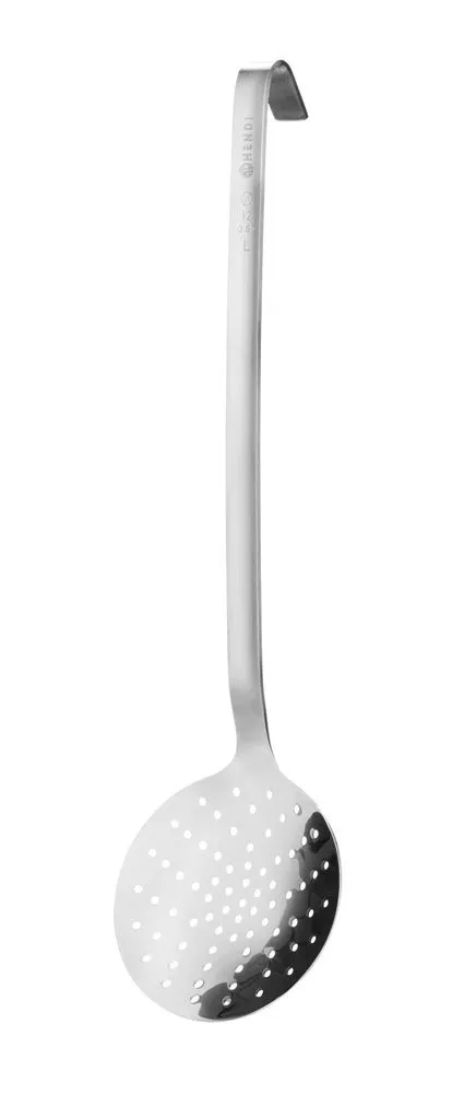 Pieno šaukštas iš nerūdijančio plieno - 120 mm skersmens