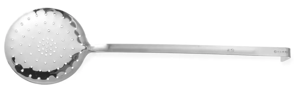 Pieno šaukštas iš nerūdijančio plieno - 160 mm skersmens