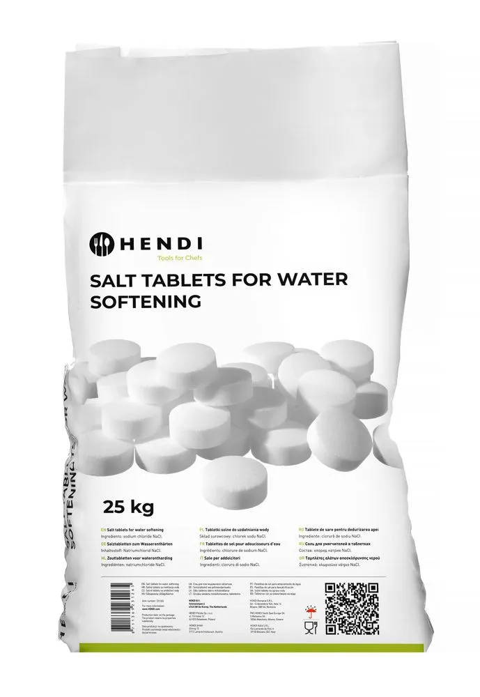 Druskos tabletės vandens minkštikliams - 25 kg