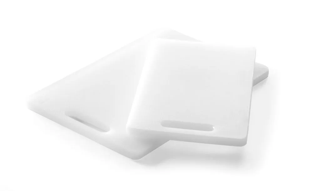 Balta pjaustyklė su rankena - 300 x 200 mm - Storis 10 mm