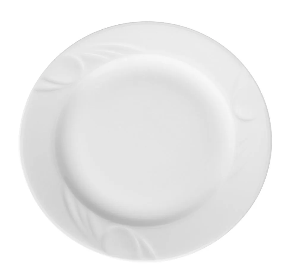 Plokščia porceliaus lėkštė Karizma – 160 mm skersmuo