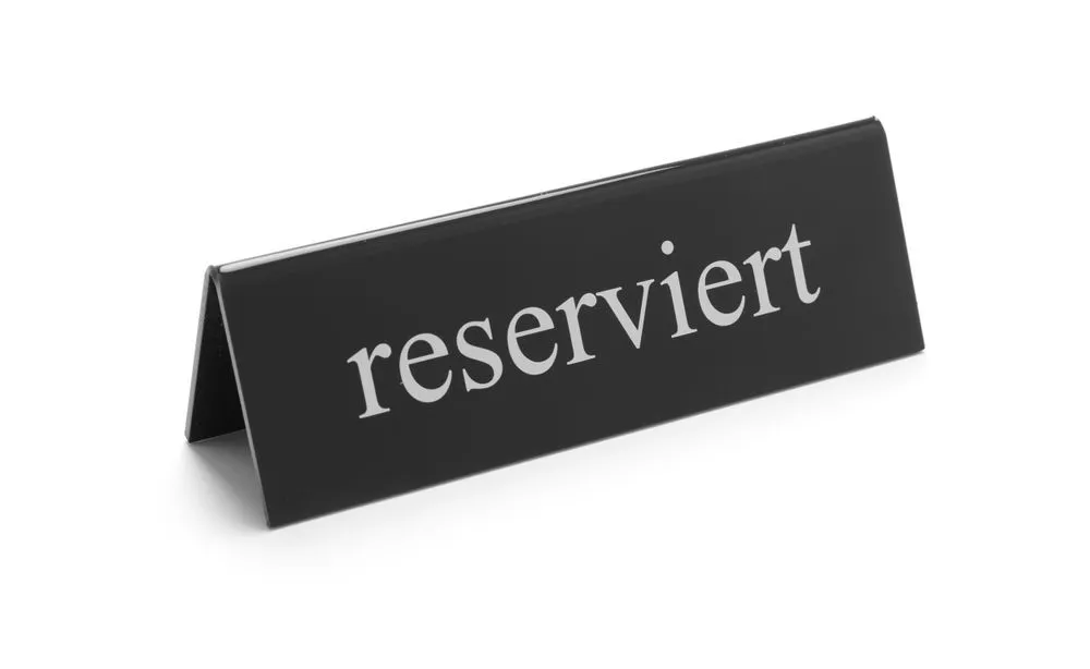 Stalo stovas rezervuotas