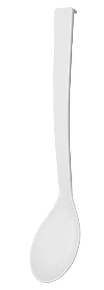 Baltos spalvos salotos šaukštas 335 mm