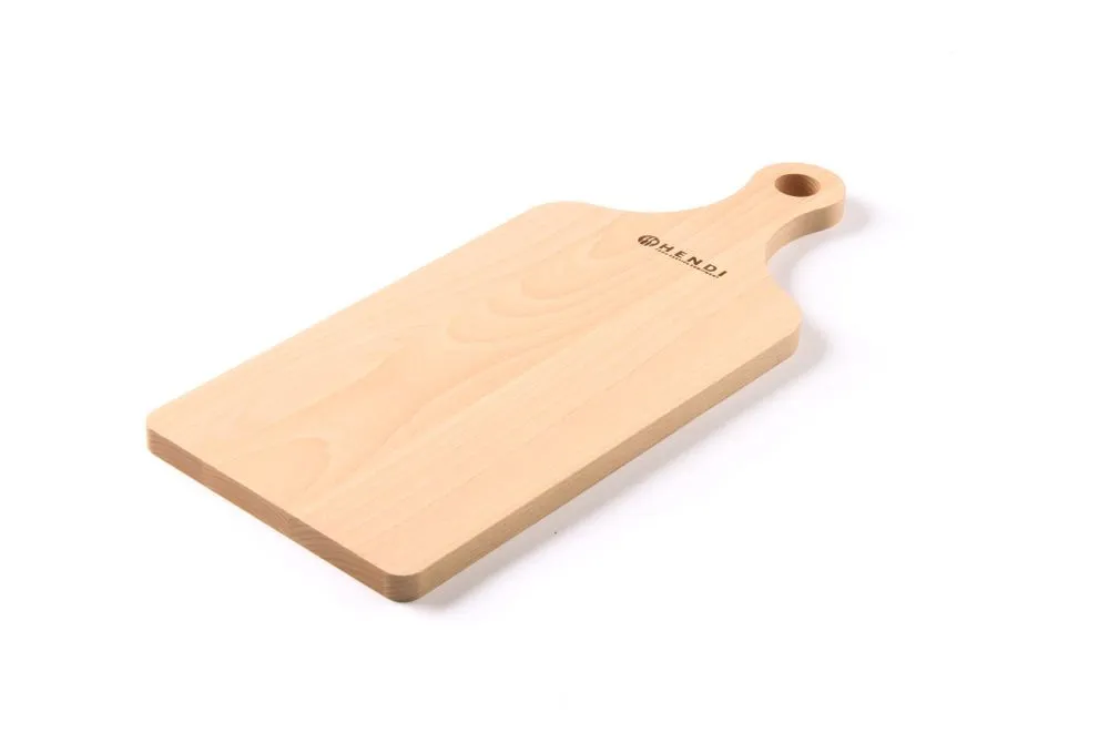 Medinis pjaustymo lenta su rankena - 390 x 160 mm - Storis 13 mm