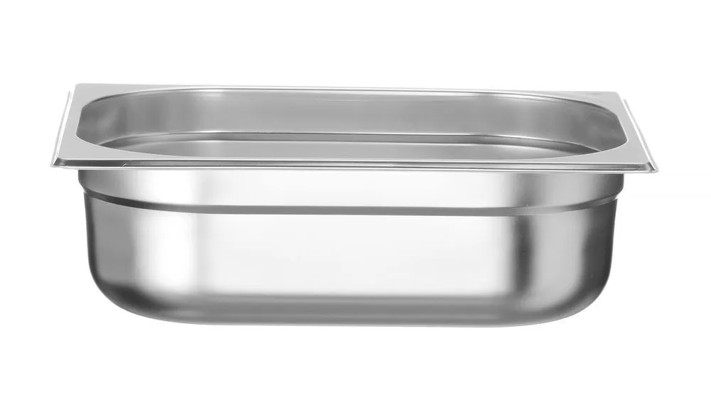 Gastronorminis Indas GN 1/2 iš Nerūdijančio Plieno - Gylis 100 mm - 6,5 L