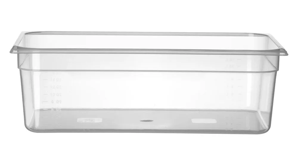 Gastronorminis indas GN 1/1 polipropilenas 150 mm 21 L