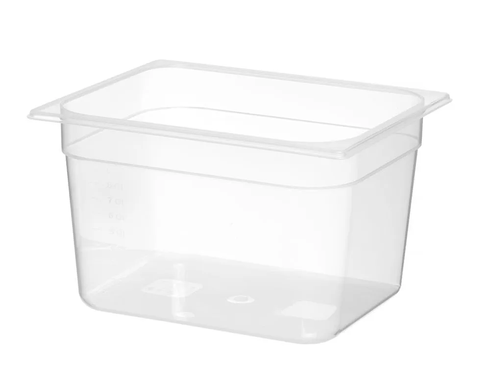 Bakas Gastro GN 1/2 su skalėmis iš polipropileno - Gylis 200 mm - 12,5 L