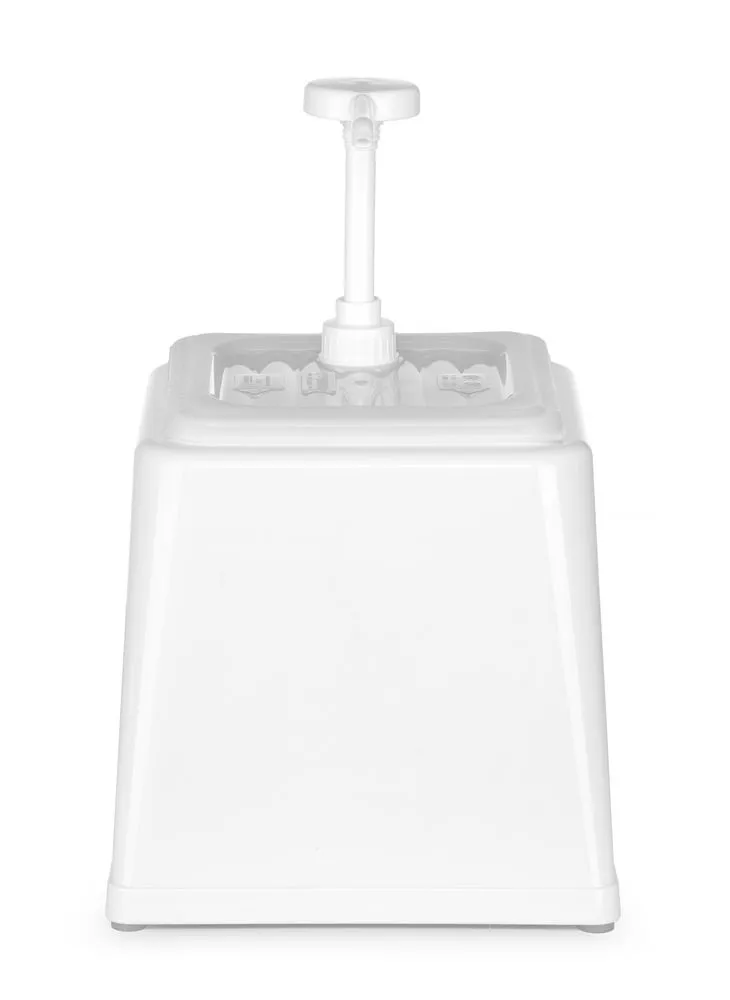 Pompos padažo dozatorius - Balta spalva - 2,5 l