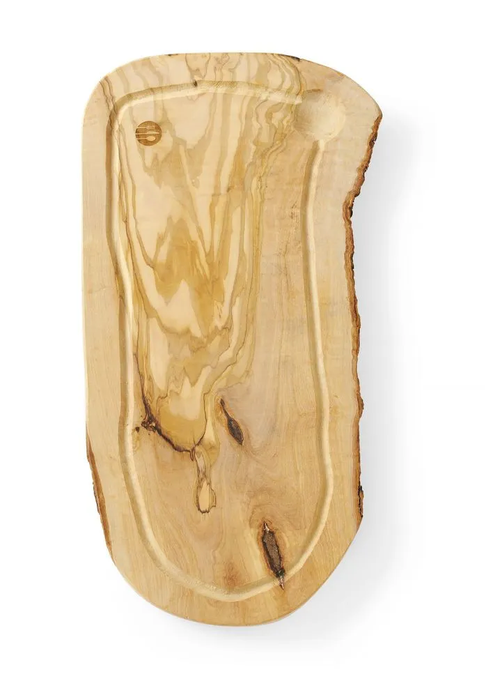 Pjaustyklė su alyvmedžio lentyna - 400 x 250 mm