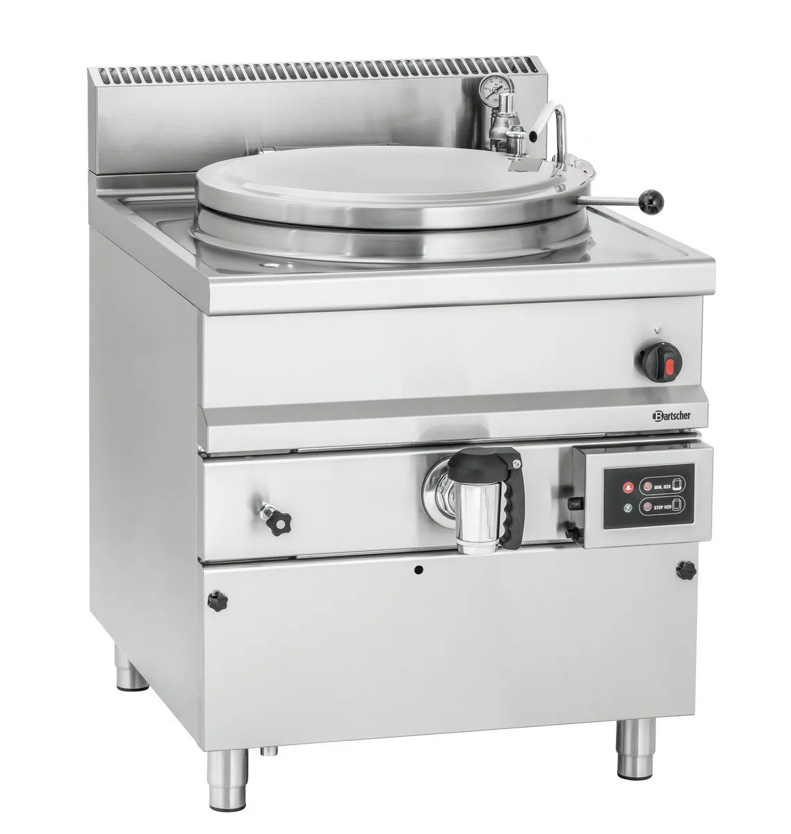 Netiesioginė dujinė marmitas - 150 L