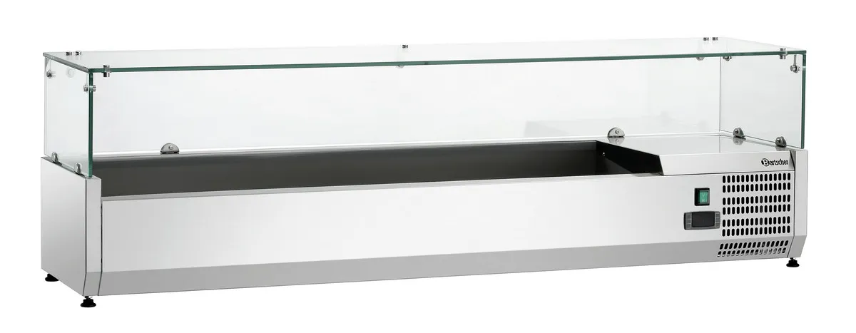 Saladų šaldytuvas ant stalo - 5 x GN 1/3 + 1 x GN 1/2