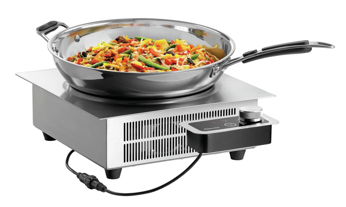 Wokas su įmontuojama indukcija IW35-EB - 3500 W