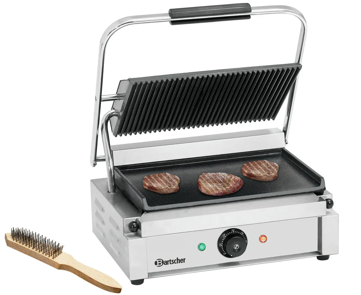 Grill Panini de Contact - Lygios ir Gofruotos Plokštės