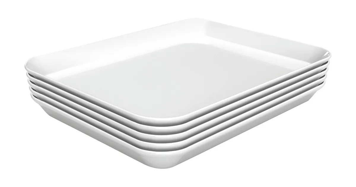 Melamino Pristatymo Indas Balta - 150 x 190 x 17 mm - 5 vnt. komplektas