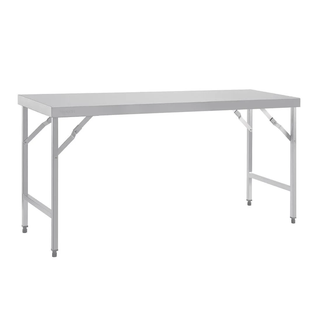 Didelis nerūdijančio plieno sulankstomas stalas - L 1800 x 600 mm
