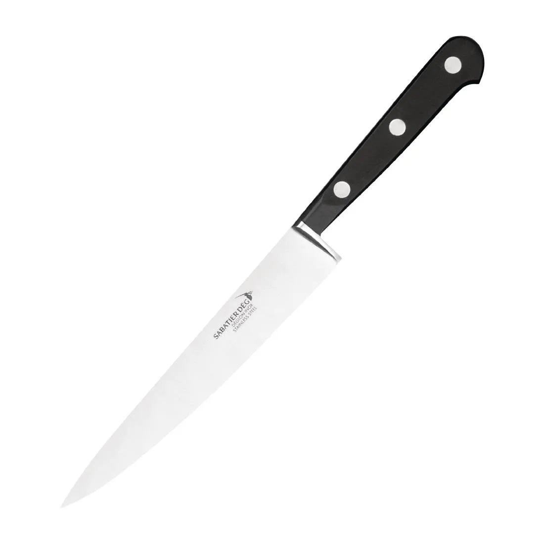 Kiaušinio fileto peilis iš nerūdijančio plieno, 20 cm ilgio ašmeniu