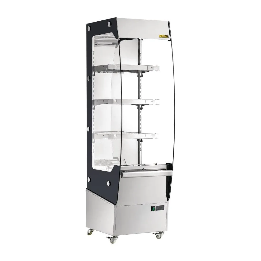 Atviro tipo šildoma plonų sienelių vitrina - 220 l