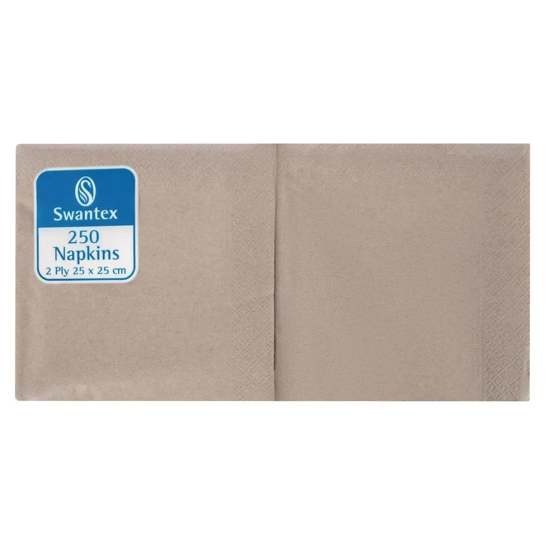 Pusryčių servetėlės Kraft, kompostuojamos, 2 sluoksniai, 250 x 250 mm - 2000 vnt.