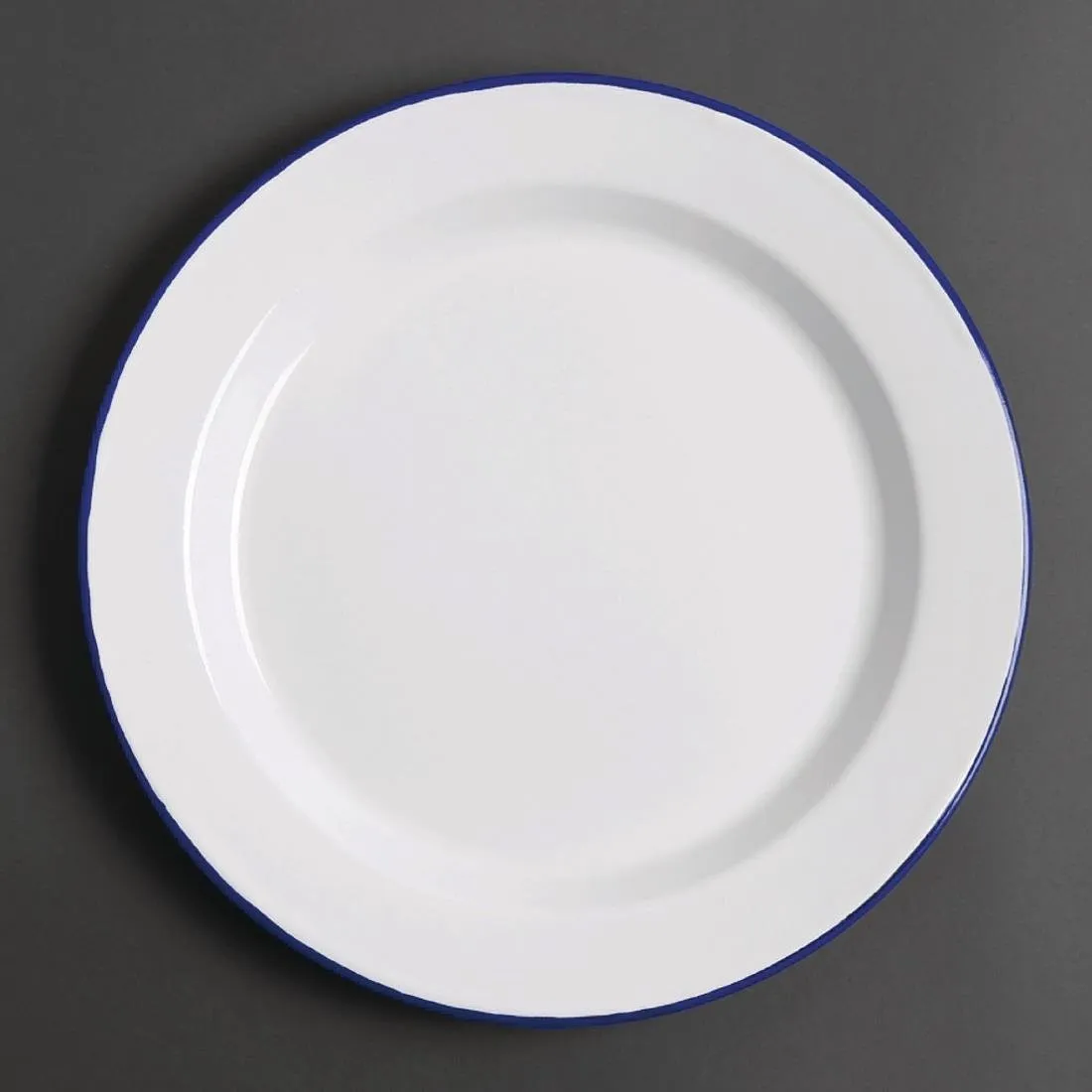 Plokščioji emalio plieninė lėkštė - ø 300 mm - 6 vnt.