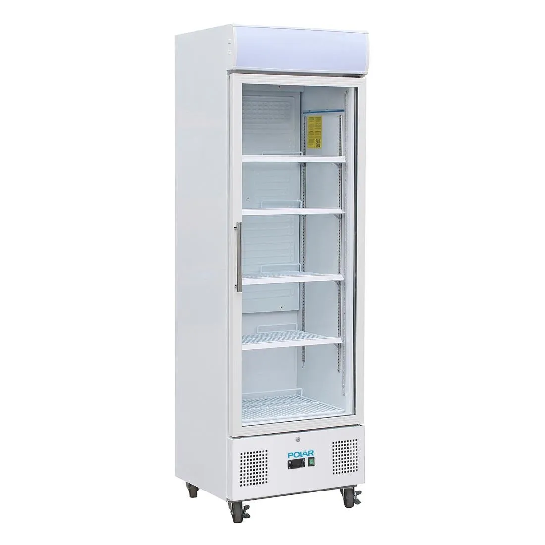 Vitrina su šaldymo funkcija, baltos spalvos, serija G - 336 l.