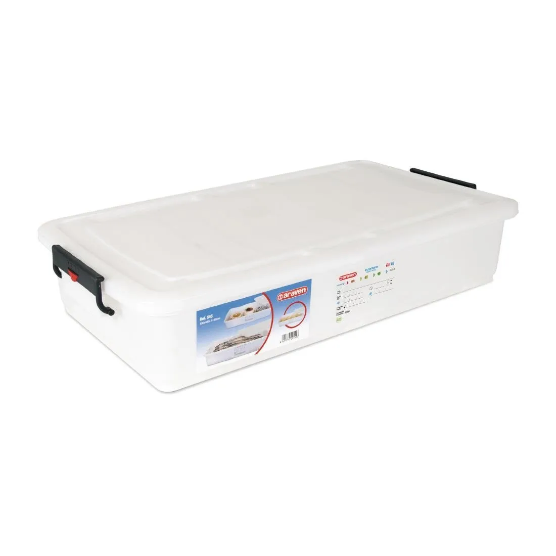 Maisto konteineris su dangčiu - 40 l