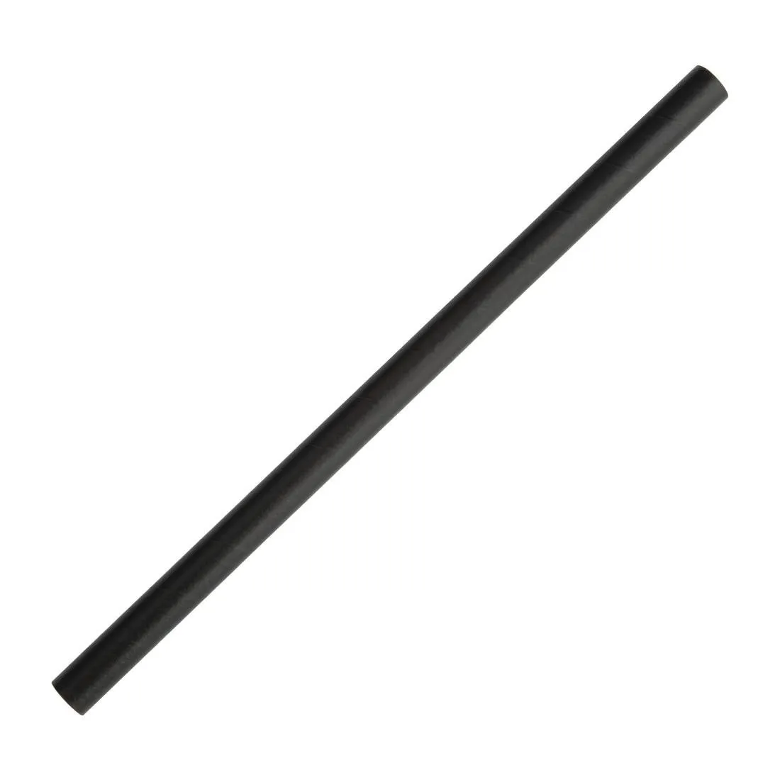 Skardinės šiaudelės - juodos - L 210 mm - 250 vnt.