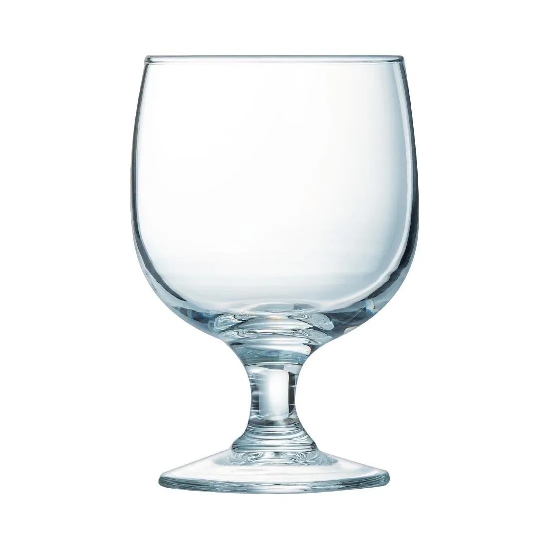 Stiklinės su kojelėmis, stiklas, Amelia - 190 ml - 12 vnt.