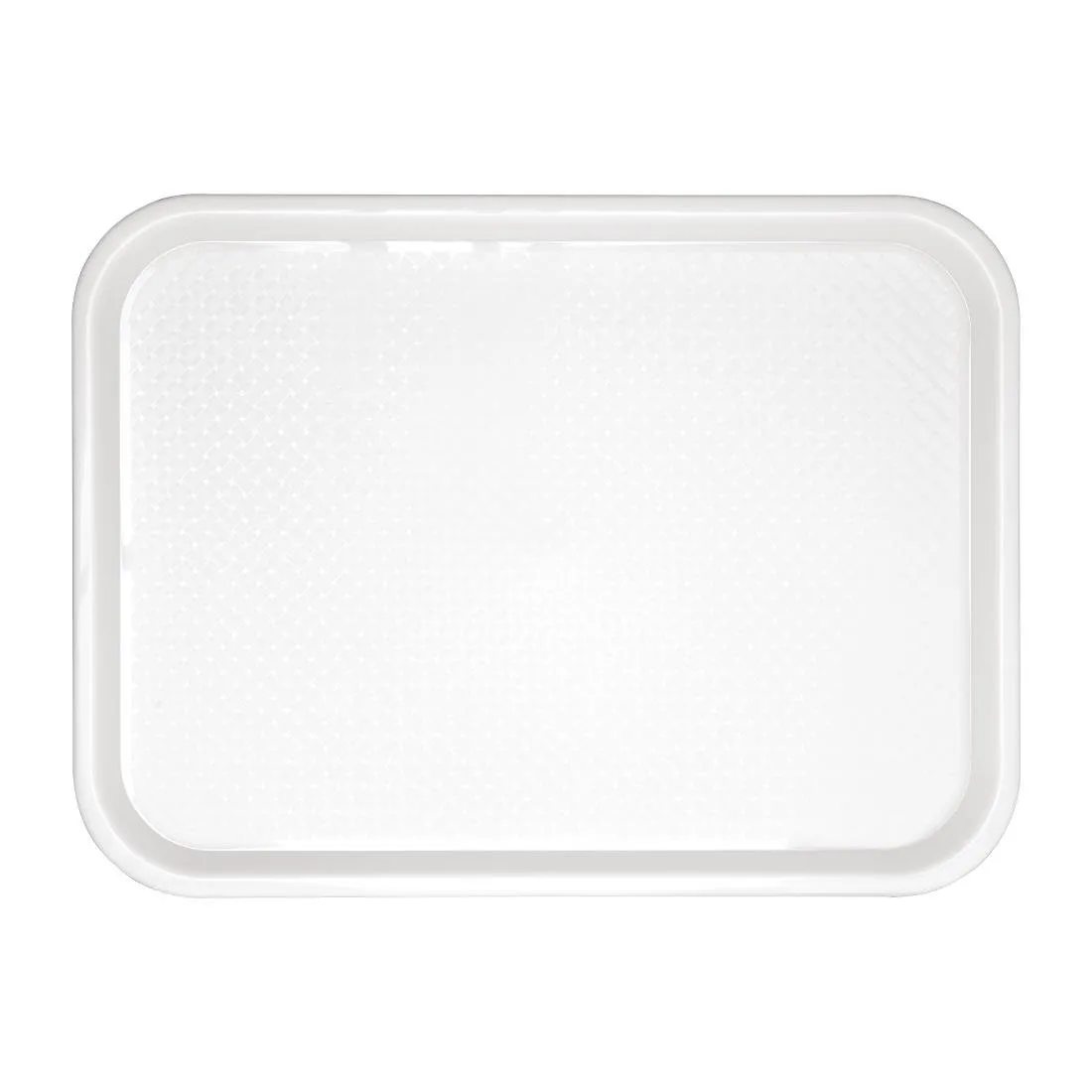 Plastikinis greito maisto lėkštė Baltas 345 x 265 mm