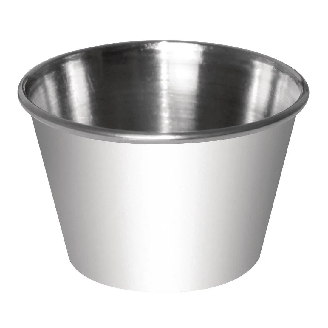 Padažo puodukai iš nerūdijančio plieno - 70 ml - 12 vnt.