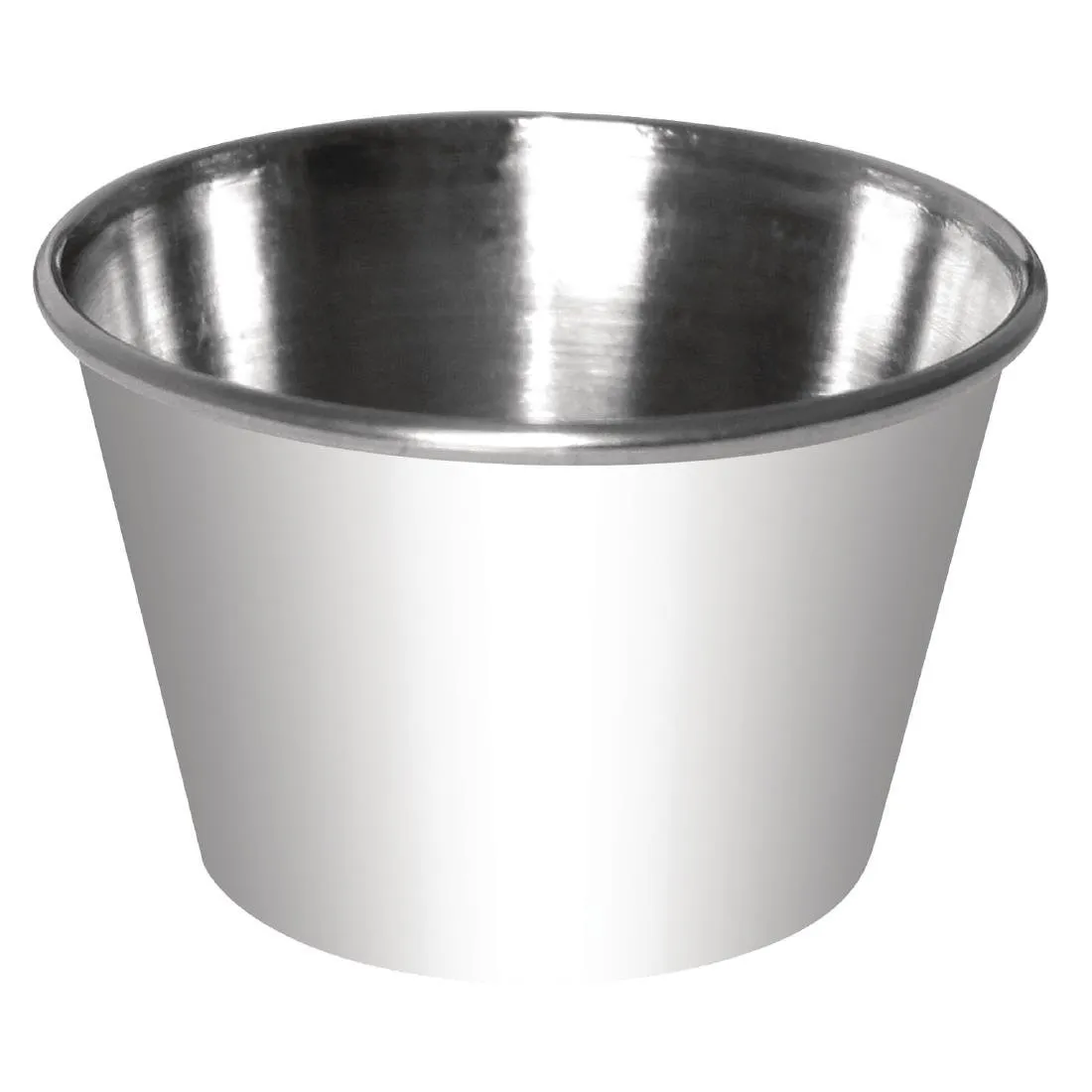Padažo puodukai iš nerūdijančio plieno - 115 ml - 12 vnt.