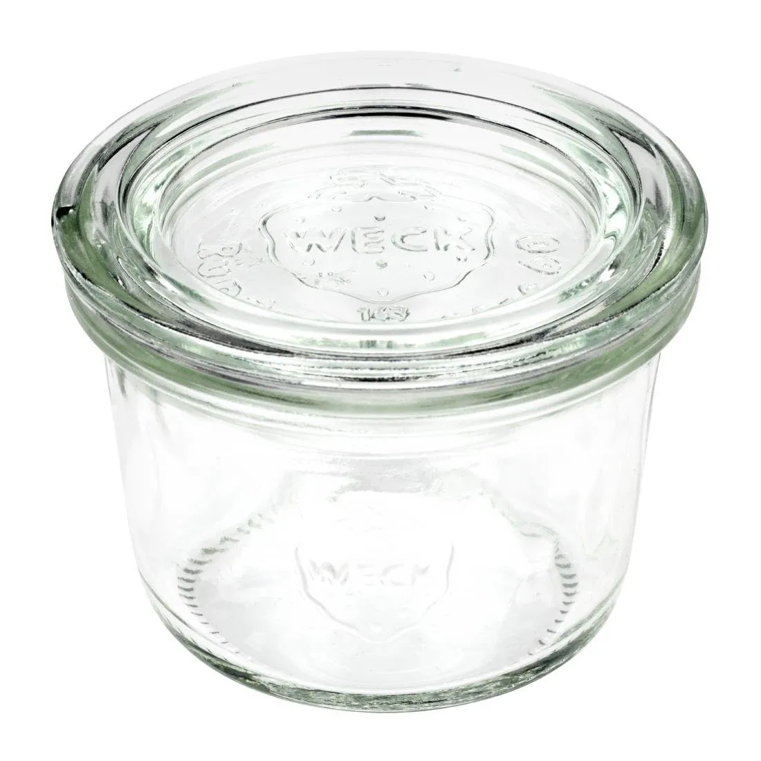 Stiklinis Indelis Weck 80Ml - 12 vnt. rinkinys