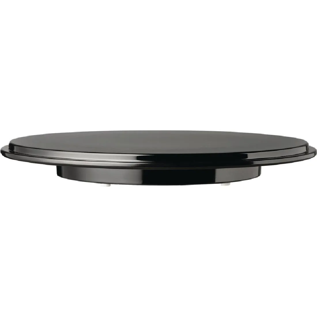 Grynos melamino juodos spalvos torto lėkštė - Ø310 mm