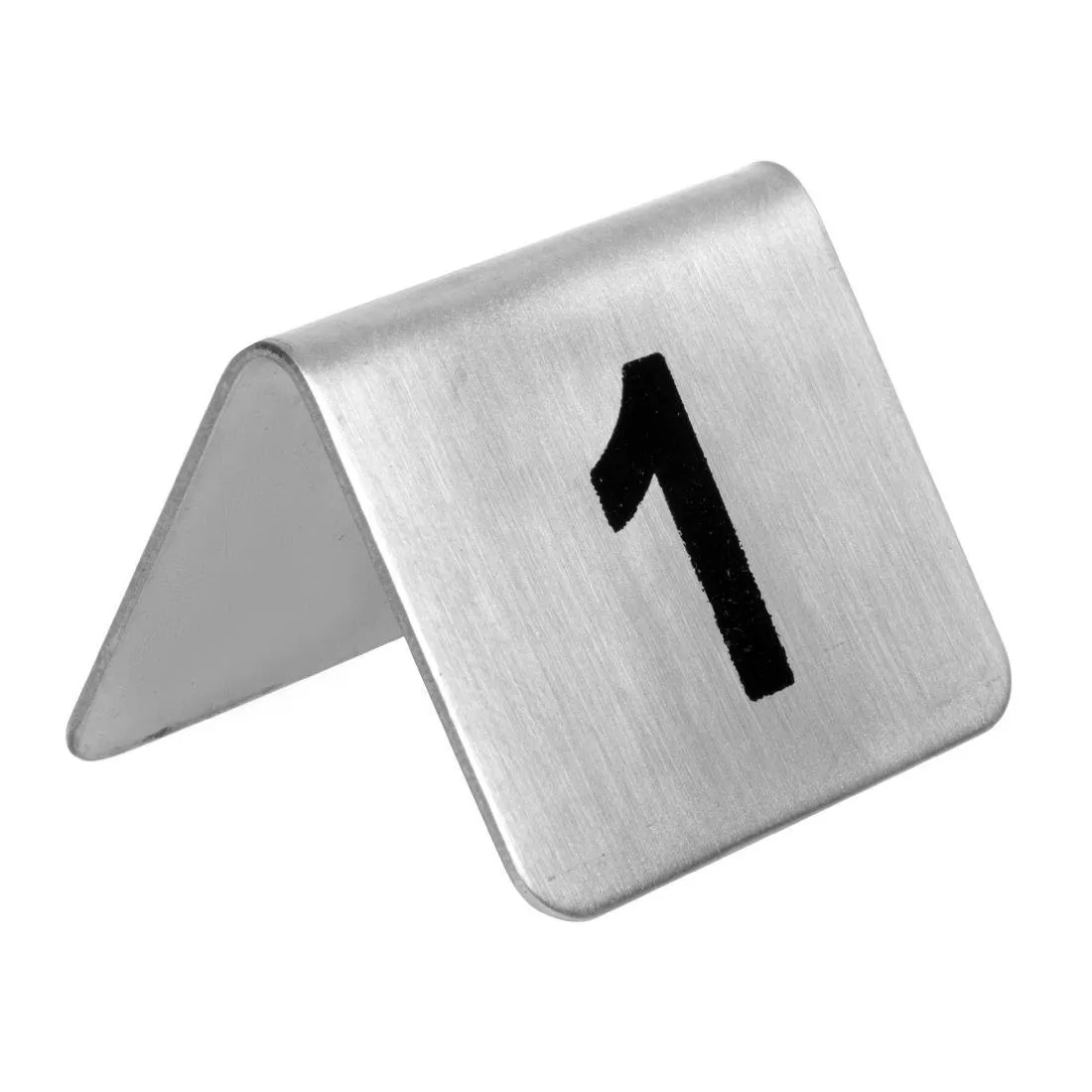 Stalo numeriai iš nerūdijančio plieno nuo 1 iki 10