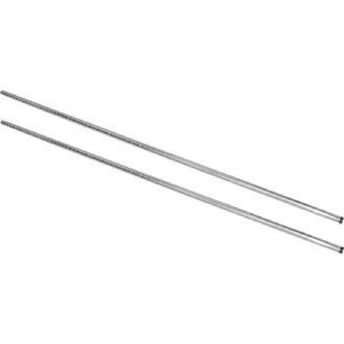 Chromuoti stulpai Tiesus stulpas 1830 mm