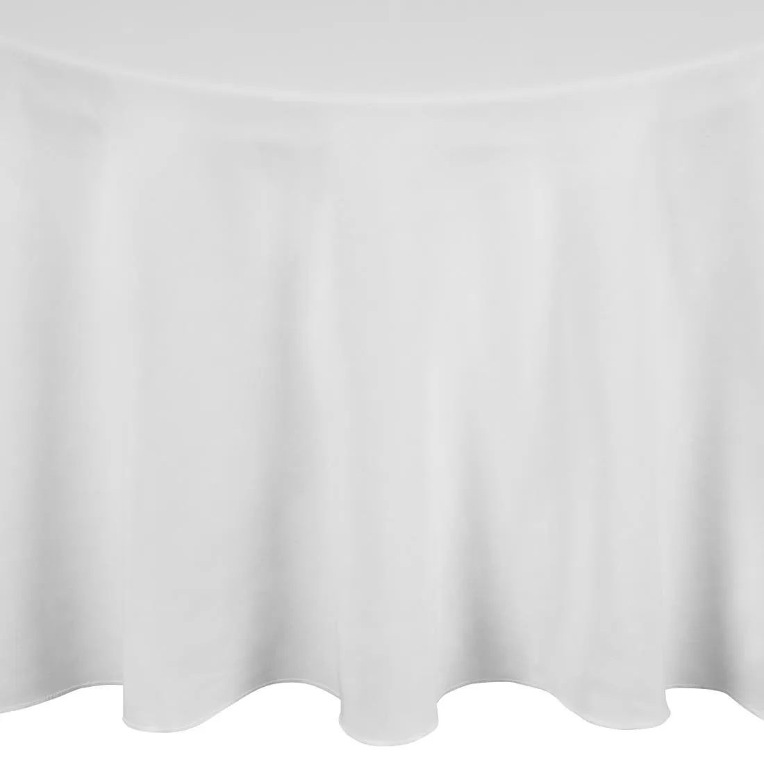 Apskritas baltas staltiesės užvalkalas Essentials Occasions - Ø 2800 mm