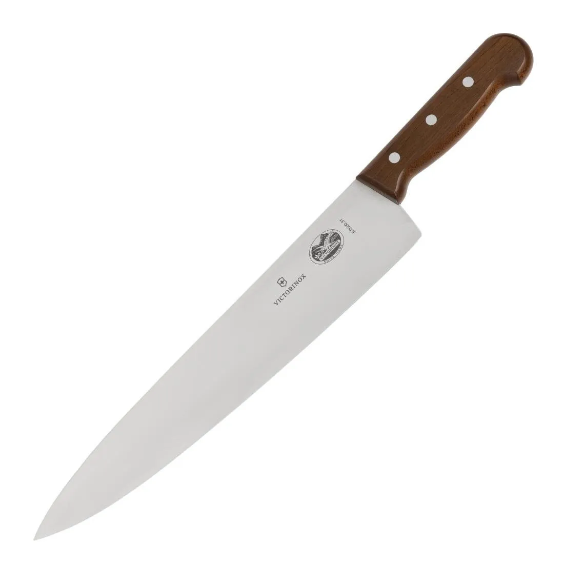 Virtuvės peilis su mediniu rankeniu 310 mm