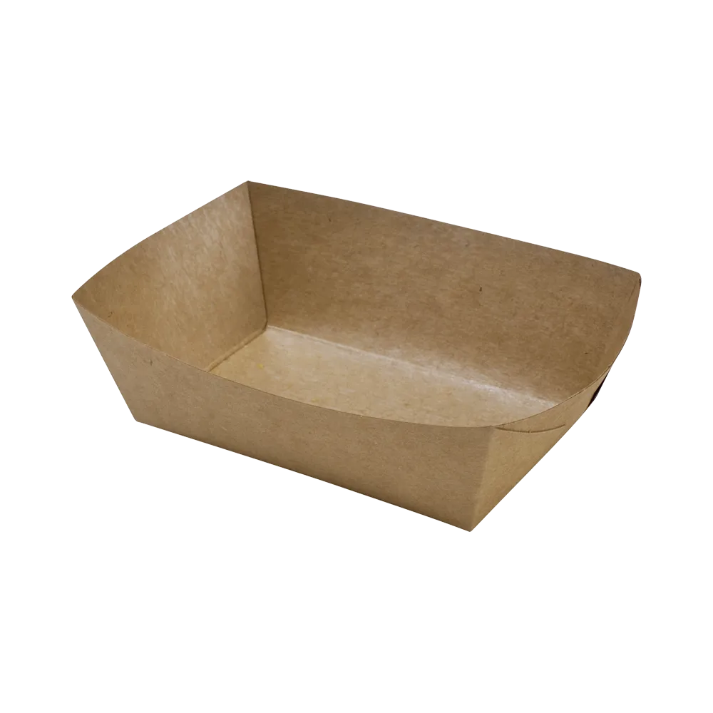 Dėžutė Bulvytėms iš Kraftinio Popieriaus – 135 x 85 mm – 250 vnt.