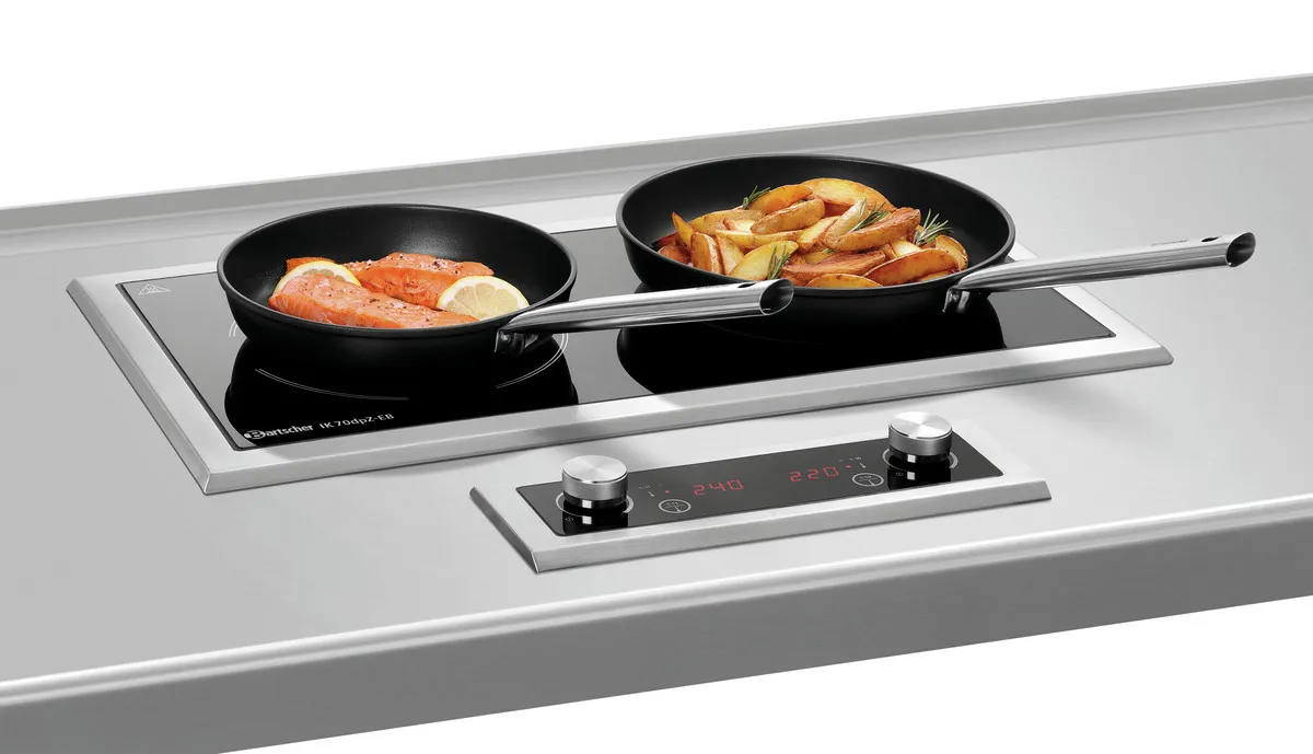 Indukcinė kaitlentė 2 kaitvietės - 7000 W