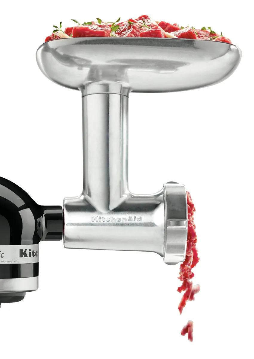 Aliuminis mėsos malūnėlis KitchenAid maišytuvui