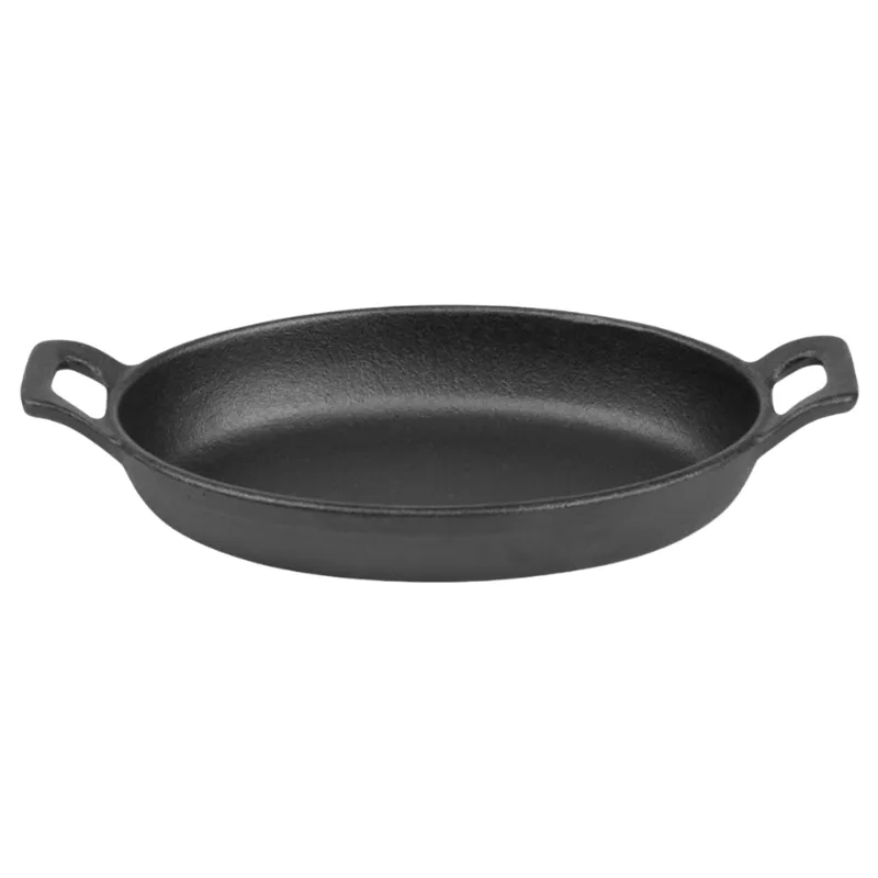 Ovalus ketaus ausų padėklas - 180 x 120 mm