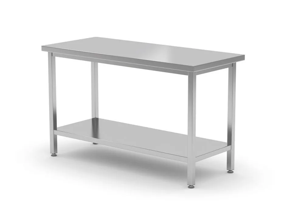 Centrinis Profi Line stalas su lentyna - I 1400 x P 600 mm