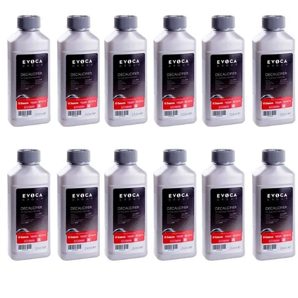 Kavos aparato kalkių šalinimo priemonė 250 ml - 12 butelių rinkinys