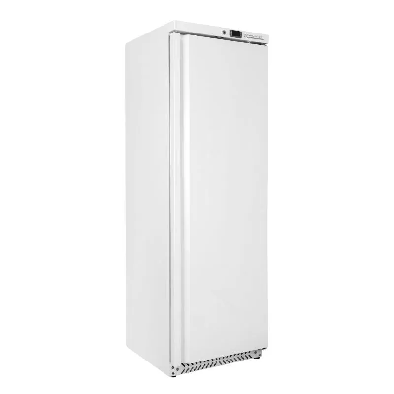 Teigiamas šaldymo spinta 380 L 0/+8°C Balta pilna durys, Statinis šaltis, 4 lygiai, R600a - Atnaujinta
