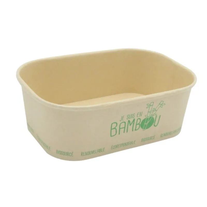 Bambuko mikrobangų indelis "Aš esu bambukas" - 75 cl - 50 vnt.